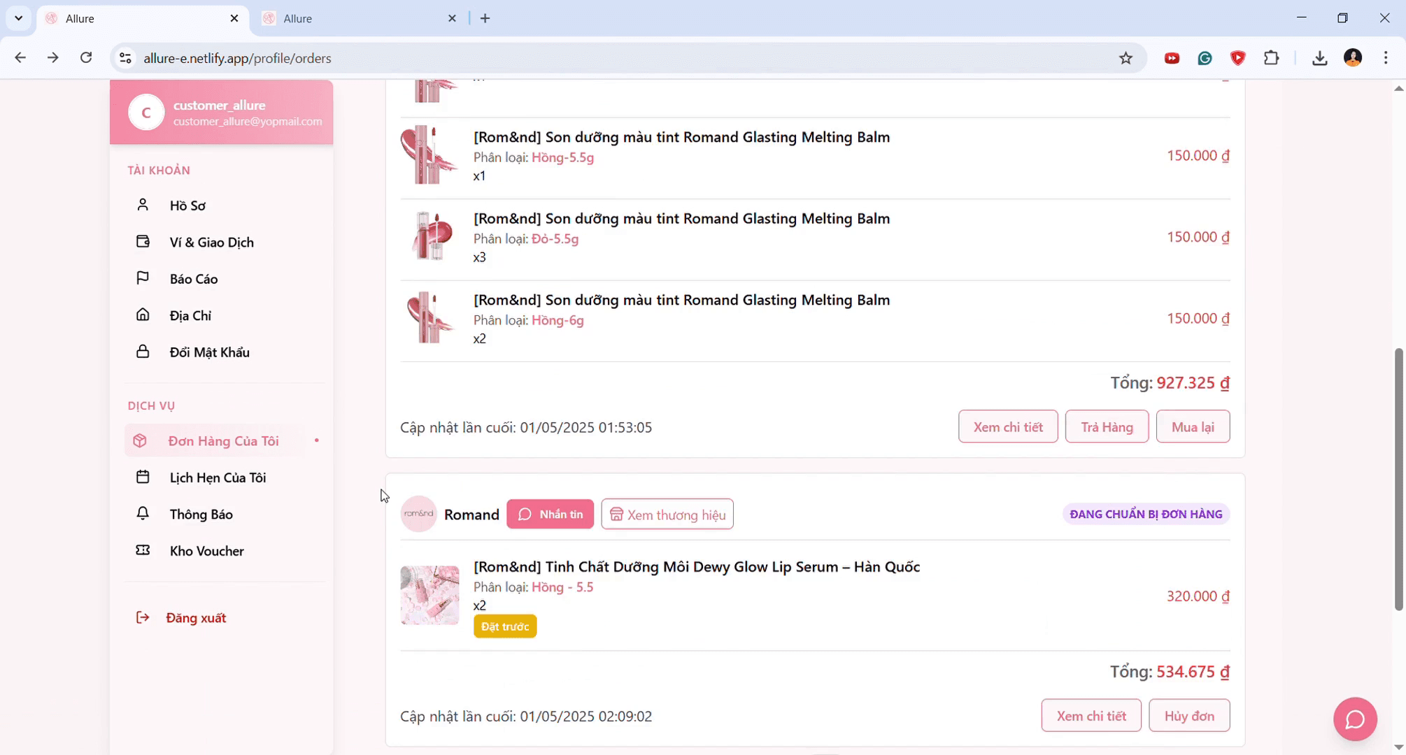 View image of Allure